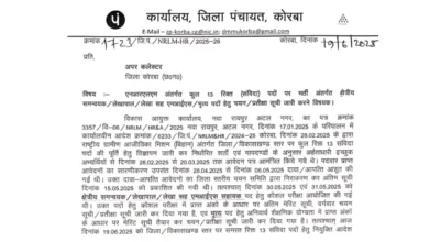 कोरबा विकास विभाग में भर्ती प्रक्रिया पूर्ण – अंतिम चयन सूची और नियुक्ति आदेश जारी, देखें www.korba.gov.in